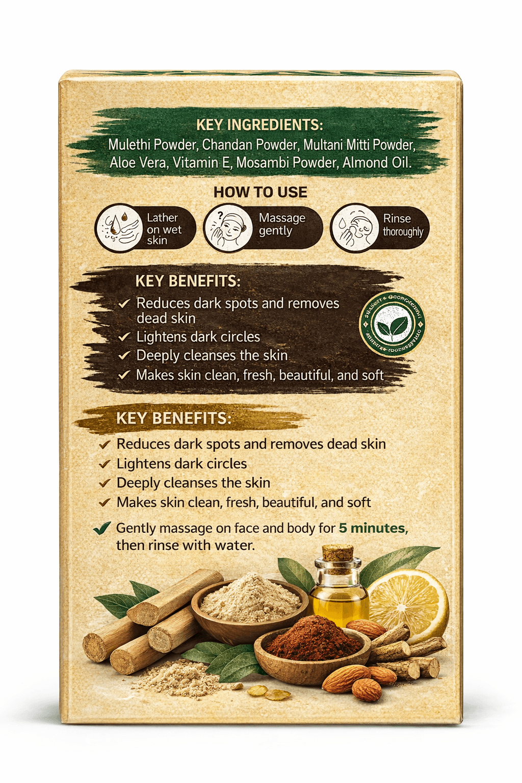 Sandalwood Soap | Pack of 1 | 80g 2