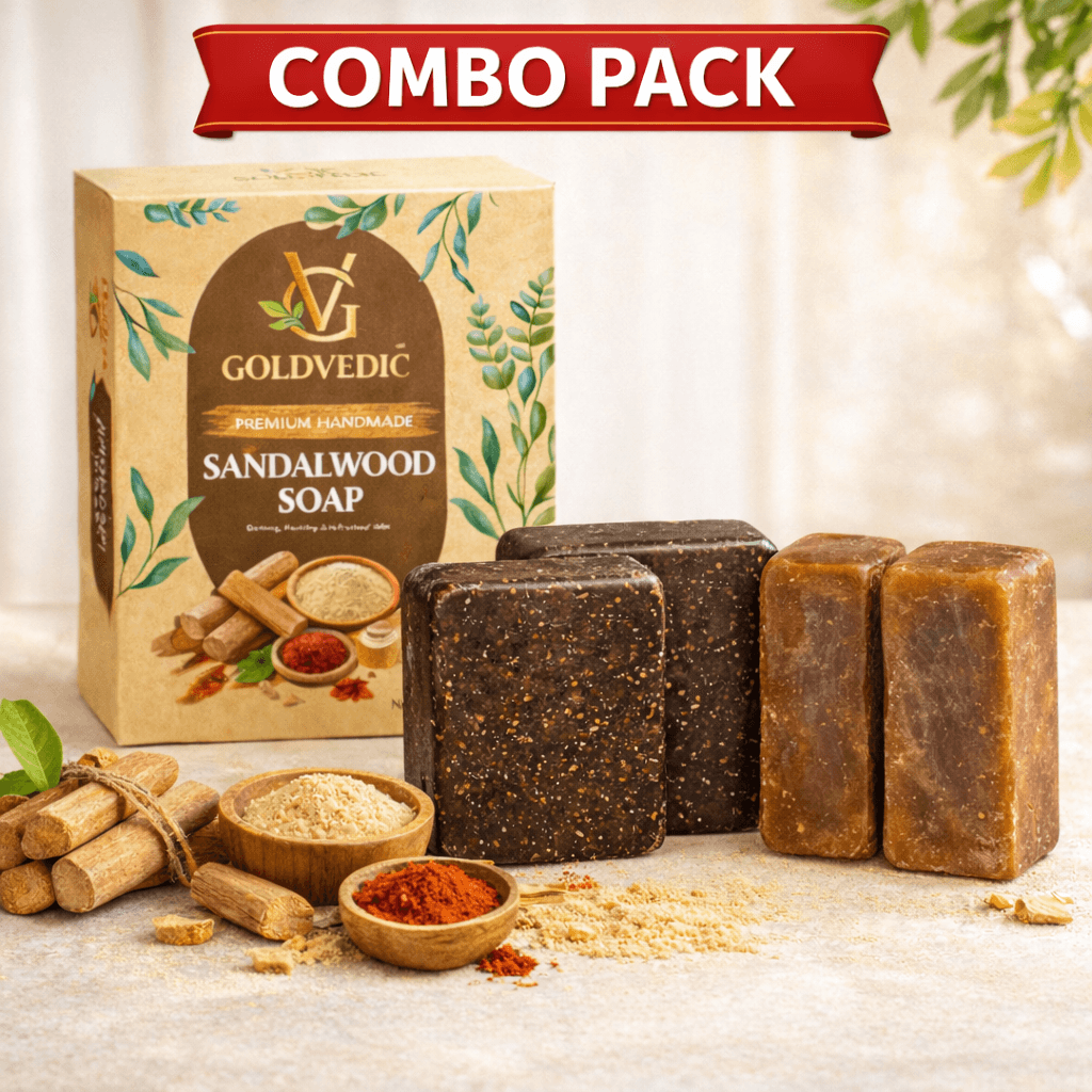 Sandalwood Glow – Ayurvedic Chandan Soap for Radiant & Soft Skin | Pack of 2 | 160g