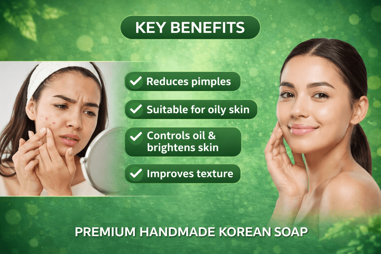 Korean Beauty Soap | Skin Brightening, Glass Skin Glow & Smooth Skin Bath Soap | Pack of 1 | 90g 3