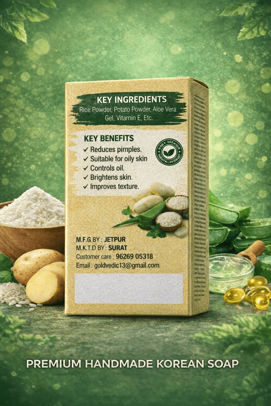 Korean Beauty Soap | Skin Brightening, Glass Skin Glow & Smooth Skin Bath Soap | Pack of 2 | 180g 2