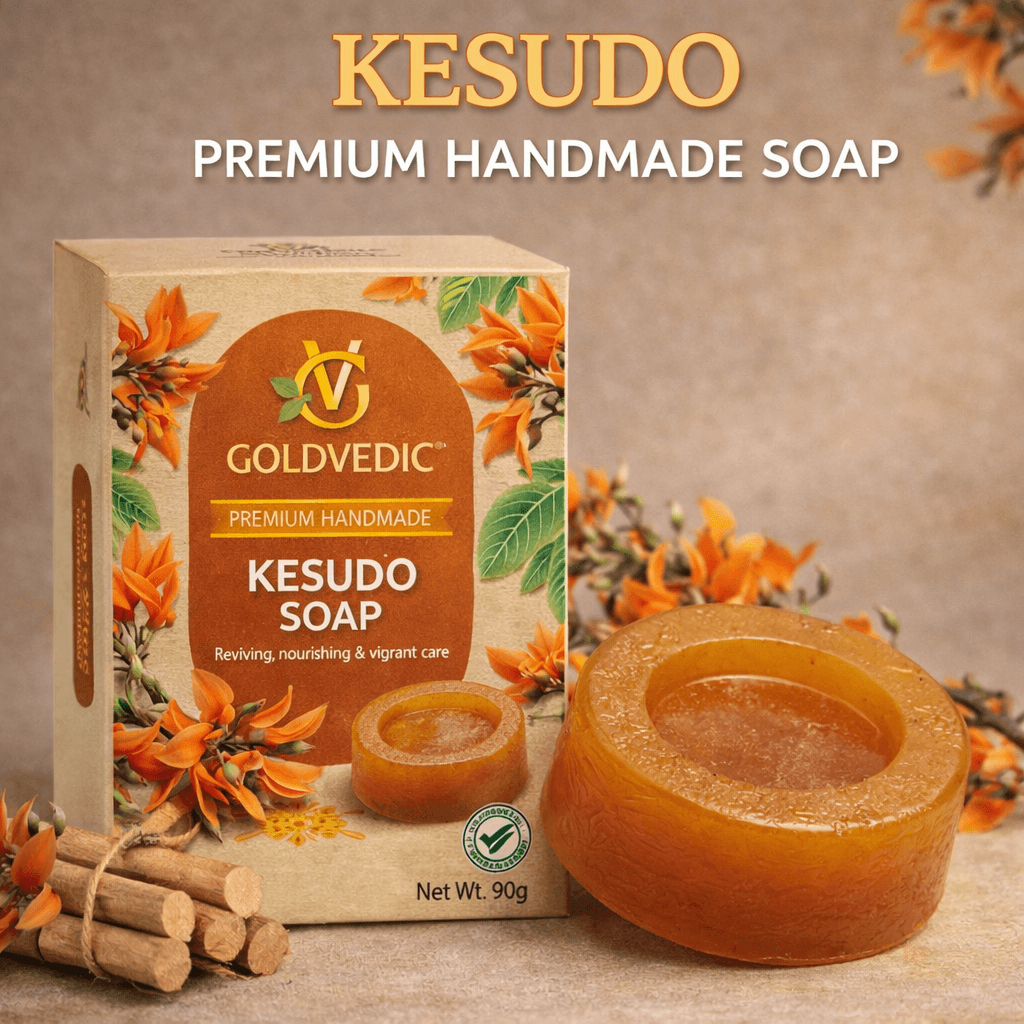 Kesuda Herbal Soap – Natural Ayurvedic Bath Bar for Glow, Soft & Gentle Skin | Pack of 1 | 90g