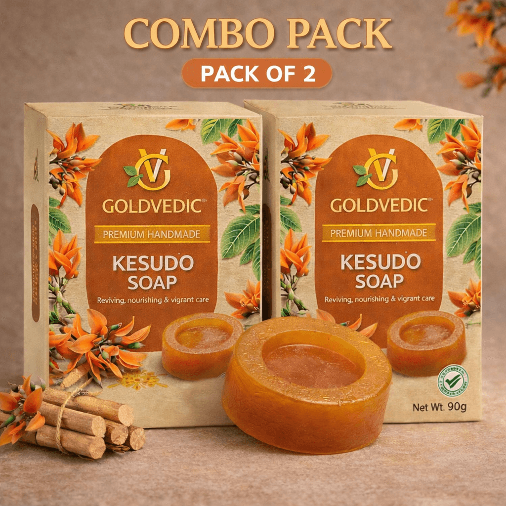 Kesuda Herbal Soap – Natural Ayurvedic Bath Bar for Glow, Soft & Gentle Skin | Pack of 2 | 180g